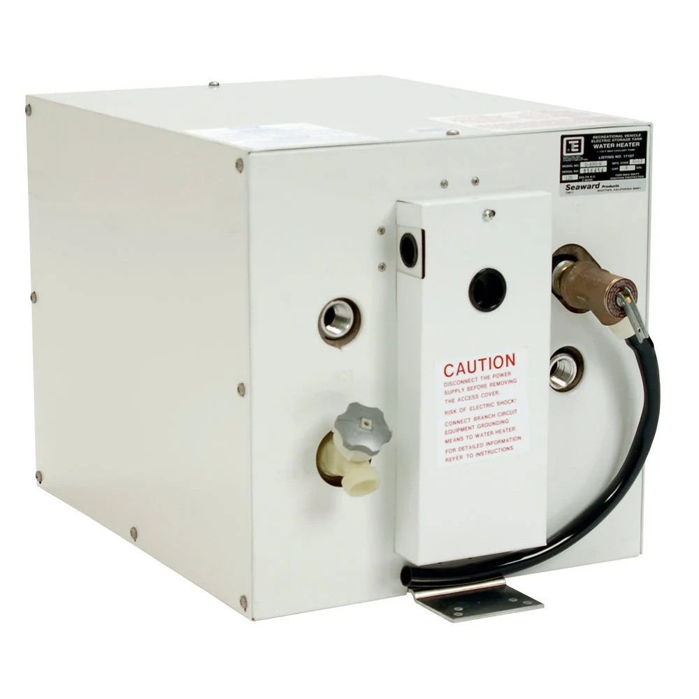 Whale Marine Whale Seaward 6 Gallon Hot Water Heater w/Rear Heat Exchanger - White Epoxy - 120V - 1500W