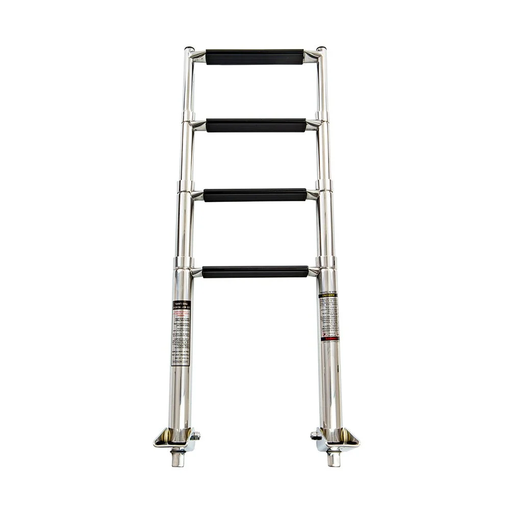 Whitecap 4-Step Telescoping Swim Ladder – Marine Boat Replacement Part