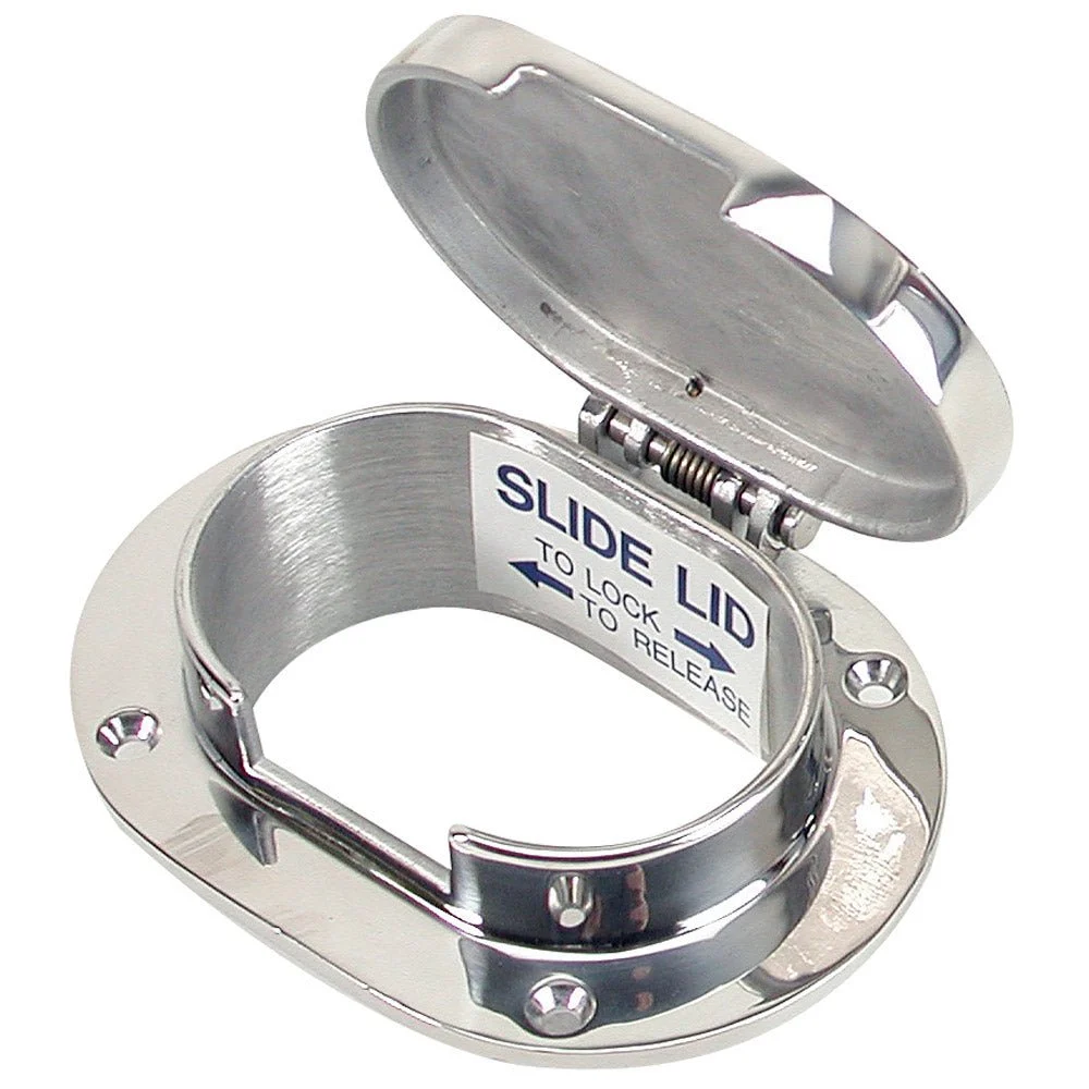 Whitecap Chain & Rope Deck Pipe 3-7/8" x 2-1/2" Opening – Marine Boat Replacement Part