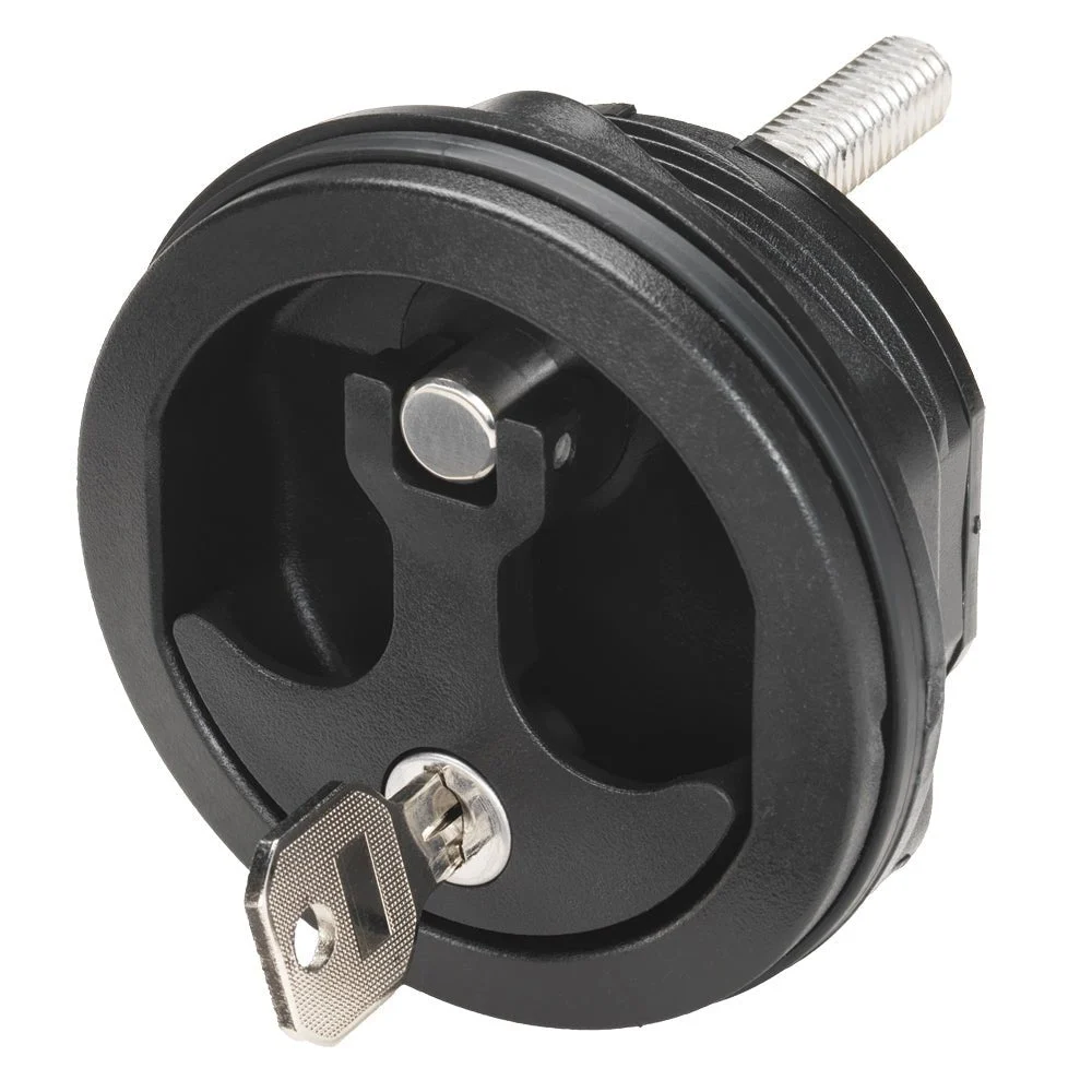 Whitecap Compression Handle - Nylon Black/Black - Locking – Marine Boat Replacement Part