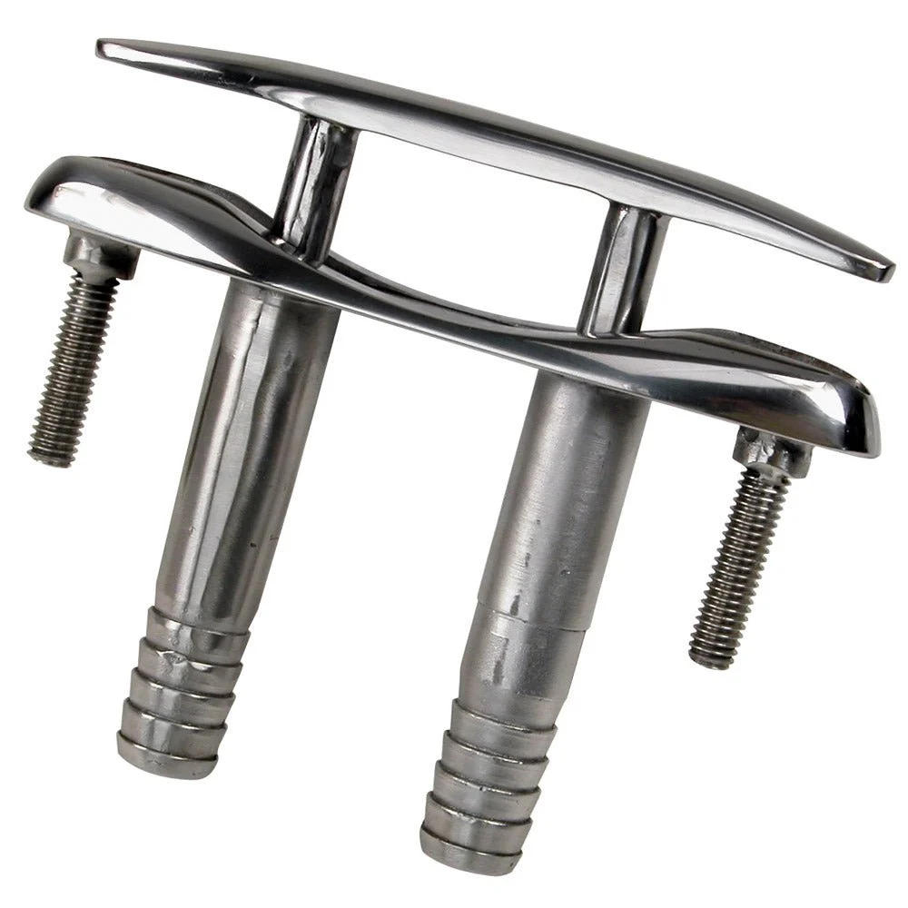 Whitecap E-Z Push Up Stainless Steel Cleat - 6" – Marine Boat Replacement Part