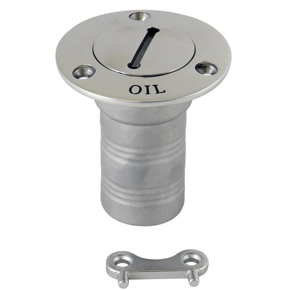 Whitecap Hose Deck Fill - 1-1/2" Hose - Oil – Boat Pump & Plumbing Part
