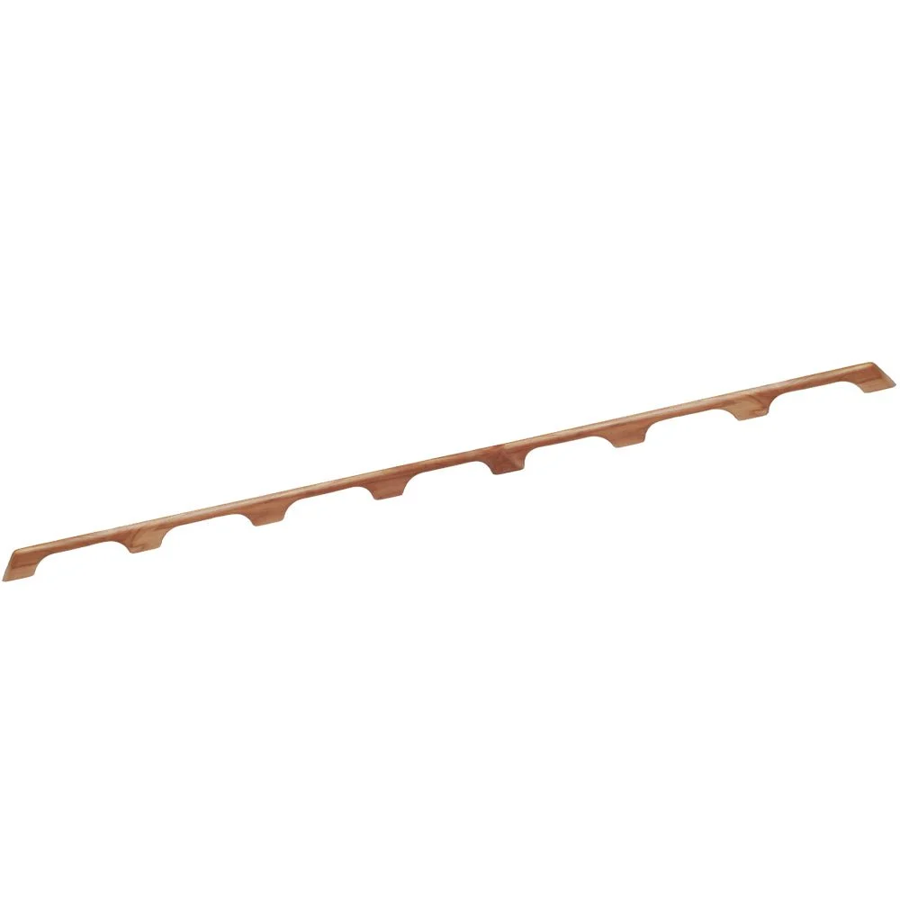 Whitecap Teak Handrail - 7 Loops - 73"L – Marine Boat Replacement Part