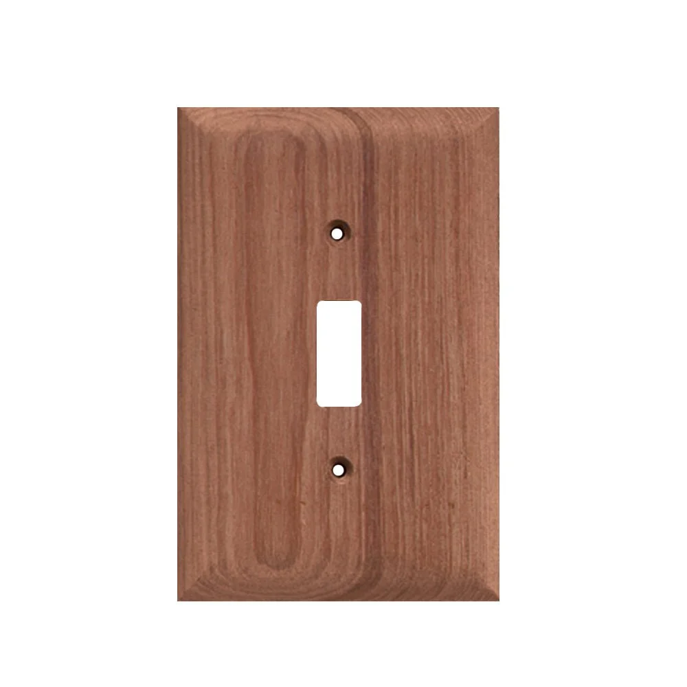 Whitecap Teak Switch Cover/Switch Plate – Marine Electrical Replacement Part