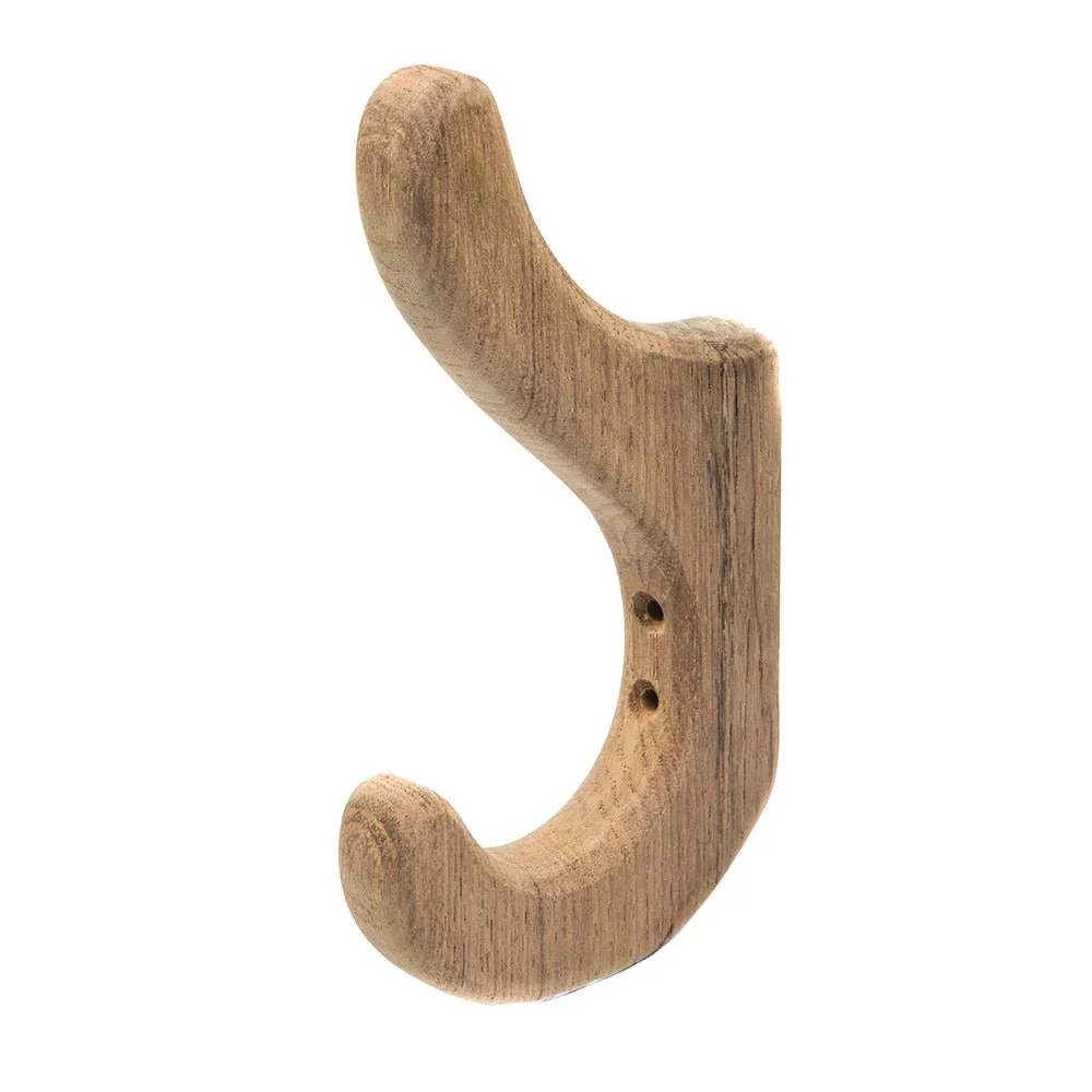 Whitecap Teak Utility Hook – Marine Boat Replacement Part