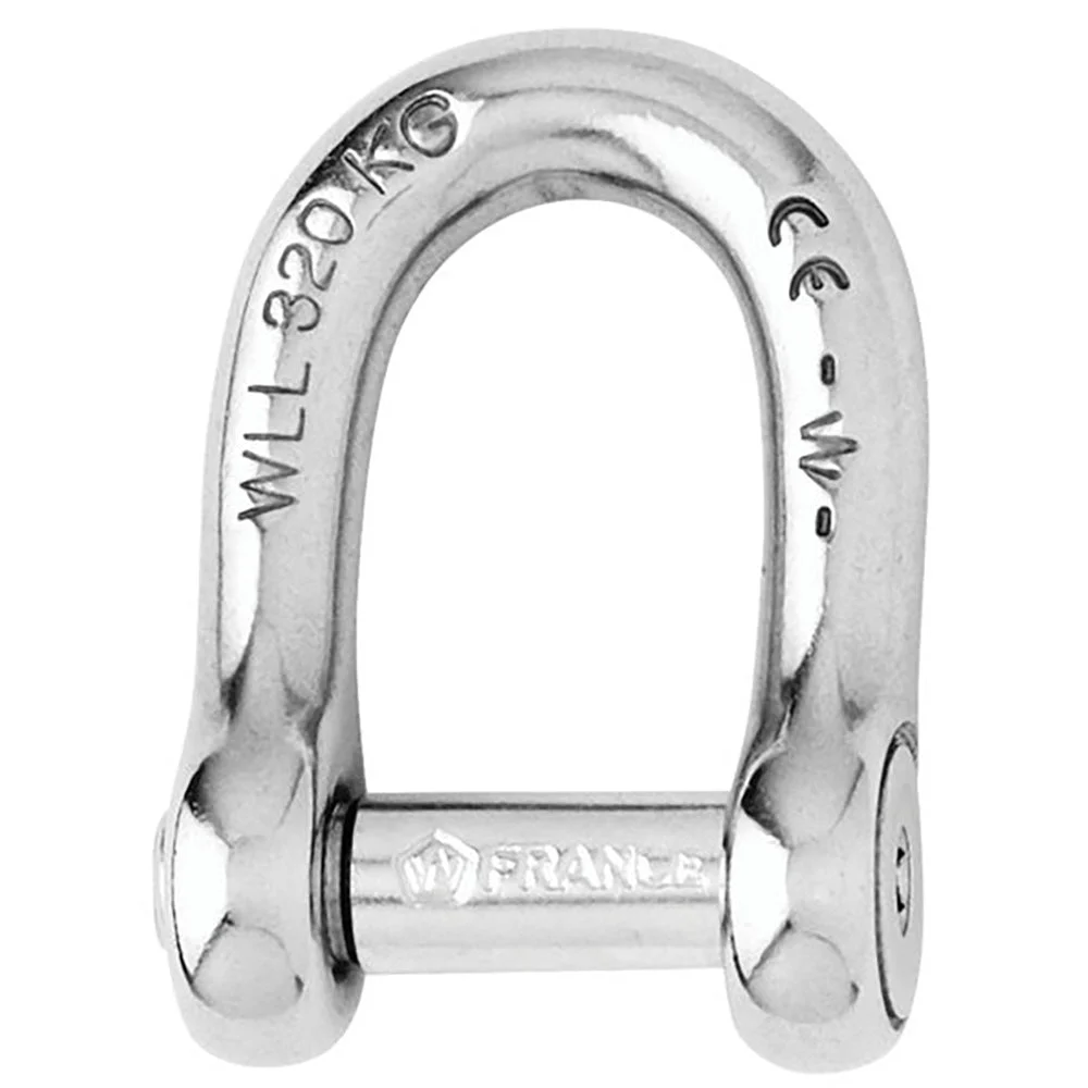 Wichard Marine Self-Locking Allen Head Pin D Shackle - 12mm Diameter - 15/32"