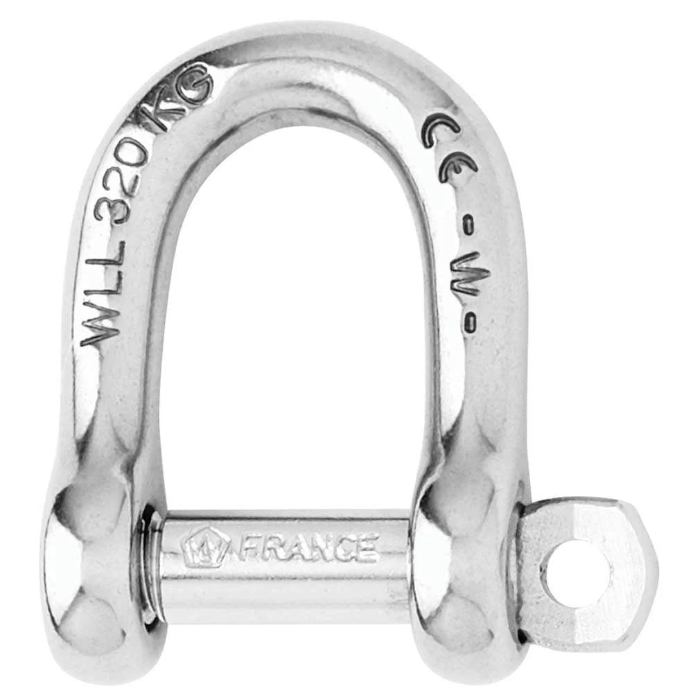 Wichard Marine Self-Locking D Shackle - Diameter 8mm - 5/16"