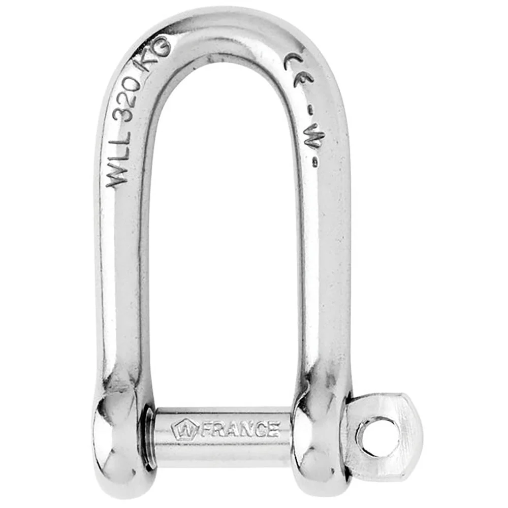 Wichard Marine Self-Locking Long D Shackle - 10mm Diameter - 13/32"