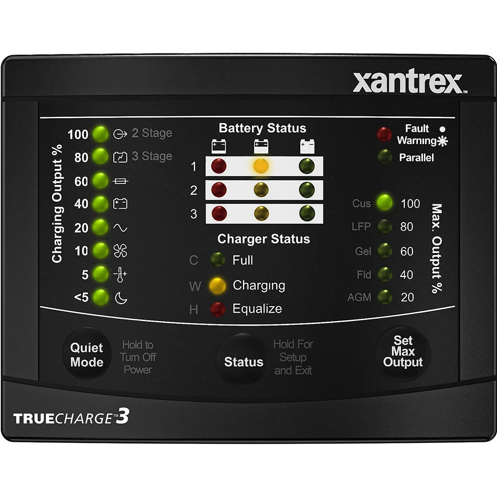 Xantrex TRUEcharge3 Remote Panel – Marine Boat Replacement Part