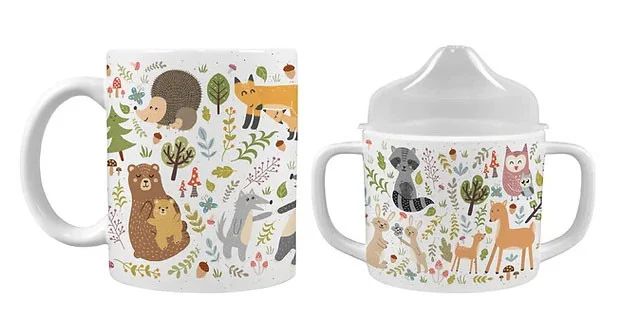 Camp Casual Cc-014wc Mommy & Me Mug Set - Woodland Critters - CC-014WC