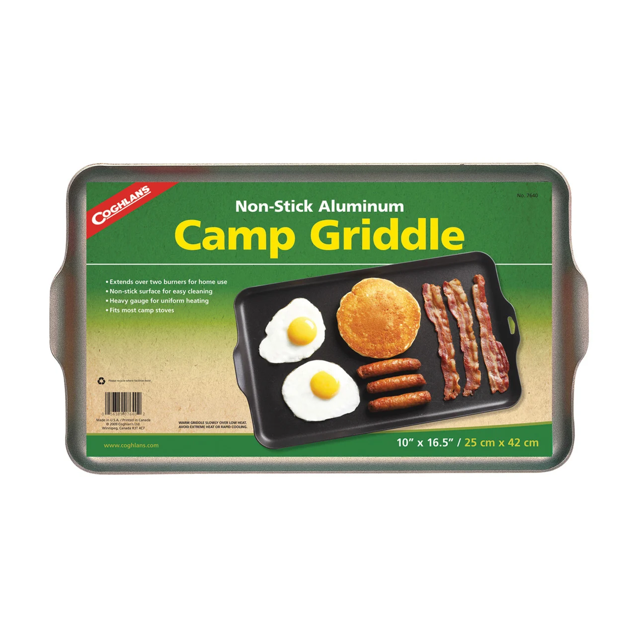 Coghlan's 7640 Non-stick Two Burner Griddle - 7640